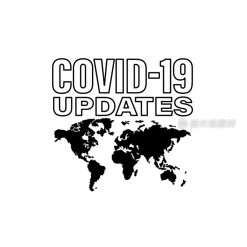 冠状病毒图标:covid -19更新